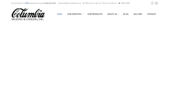 Desktop Screenshot of columbiahvac.net